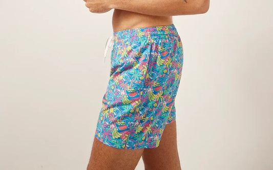 Chubbies Youth The Tropical Bunches Lined Swim Trunk
