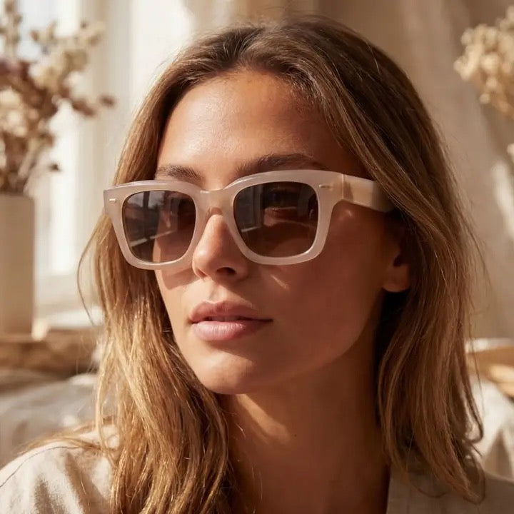 Thick Retro Frame Sunglasses