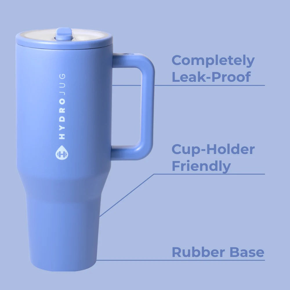 Light Blue 40oz HydroJug Traveler Tumbler