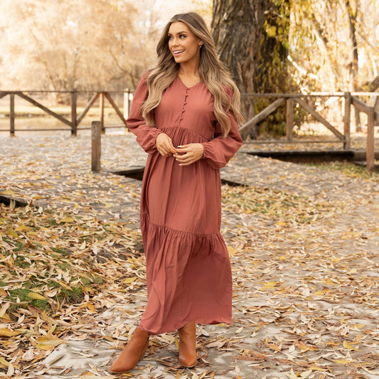 Dusty Rose Eillis Dress