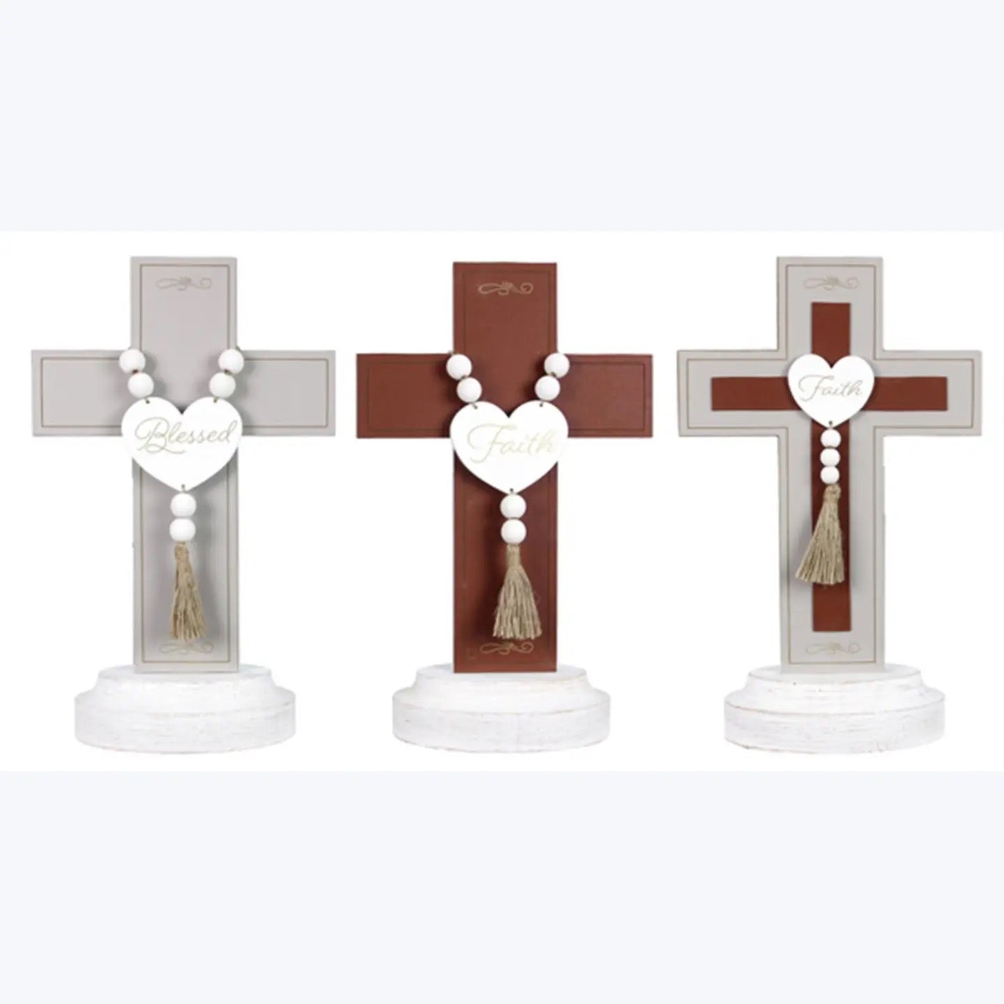 Wood Faith Collection Tabletop Cross