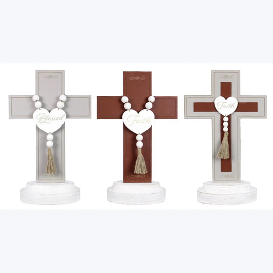 Wood Faith Collection Tabletop Cross