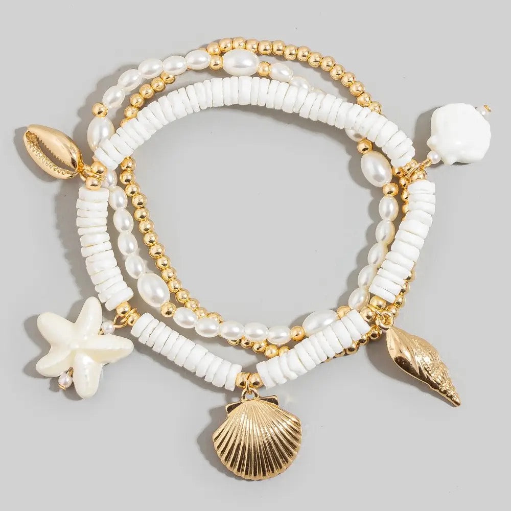 Sealife Charms Bracelet Set