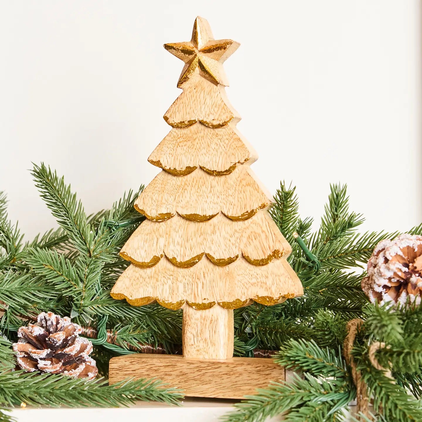 Wooden Christmas Tree 10"