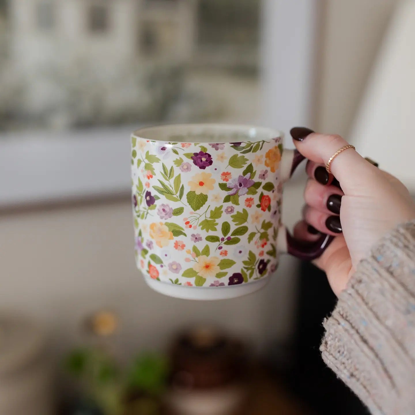 Today Matters Floral Mug