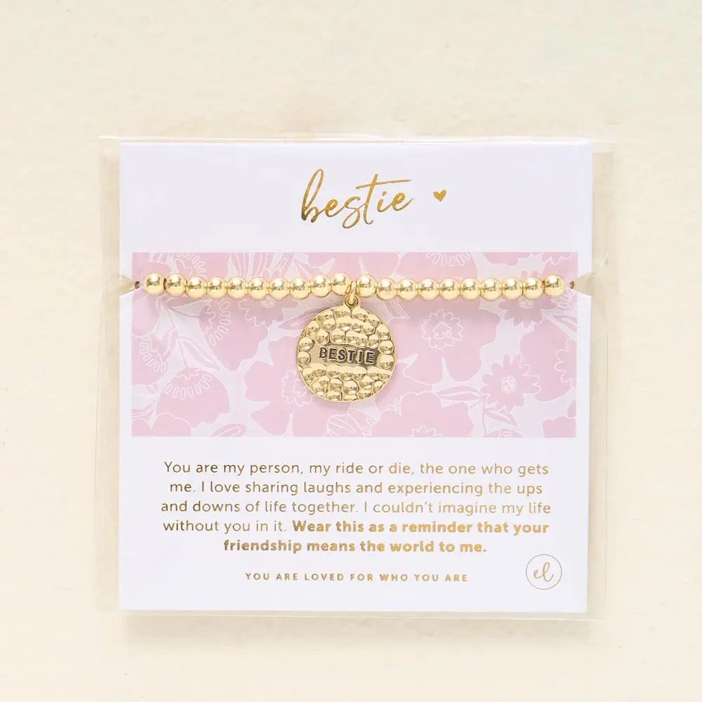 Bestie Charm Bracelet - Gold