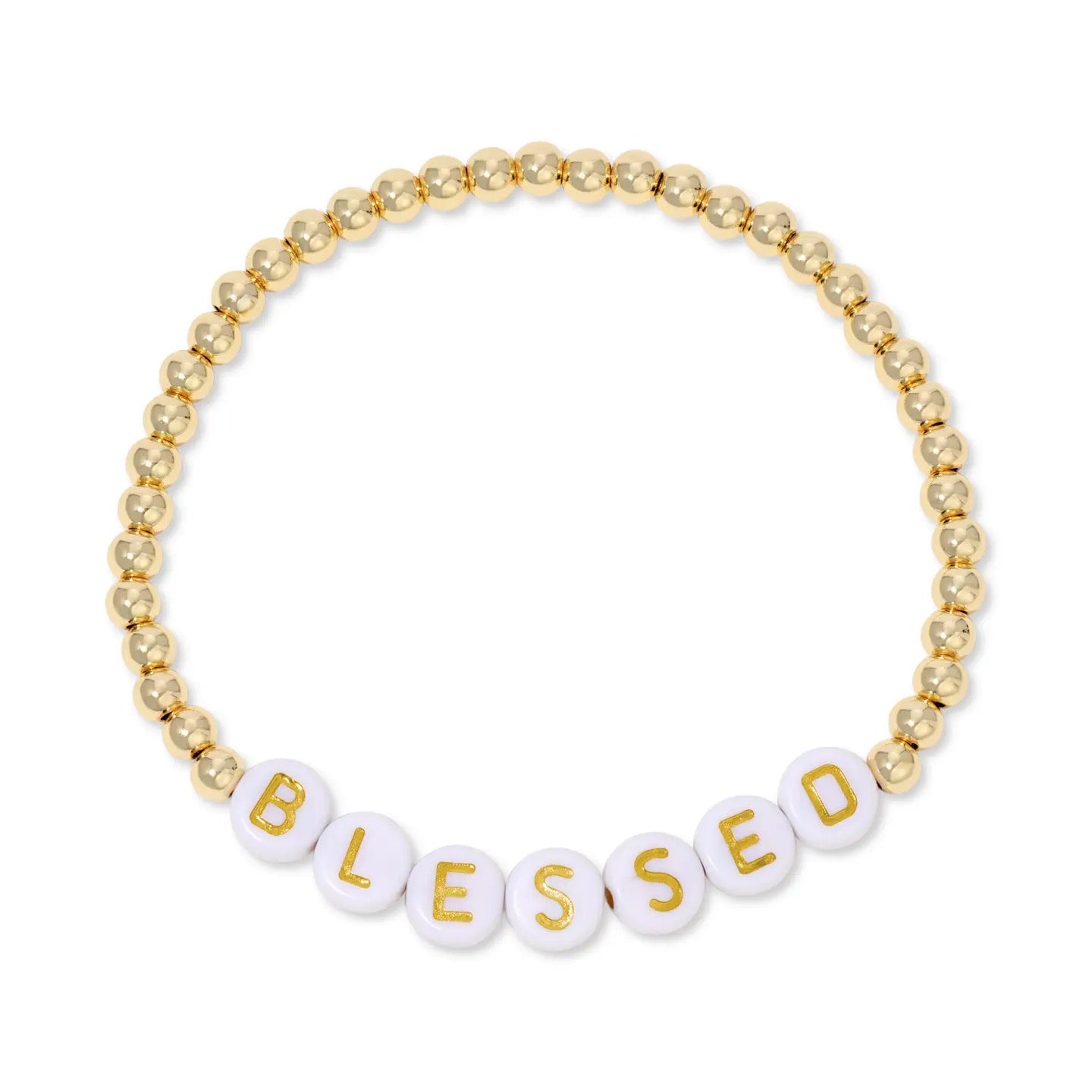 Splendid Iris Blessed Beaded Bracelet
