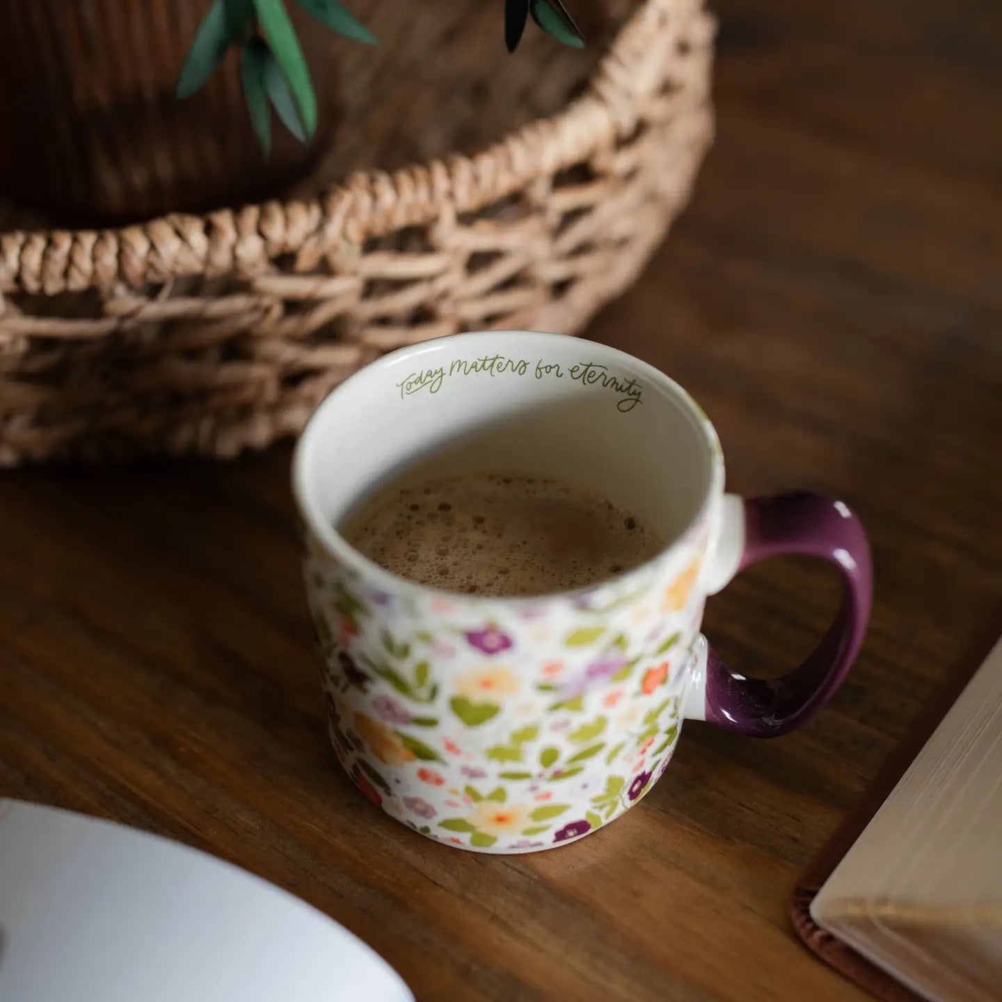 Today Matters Floral Mug