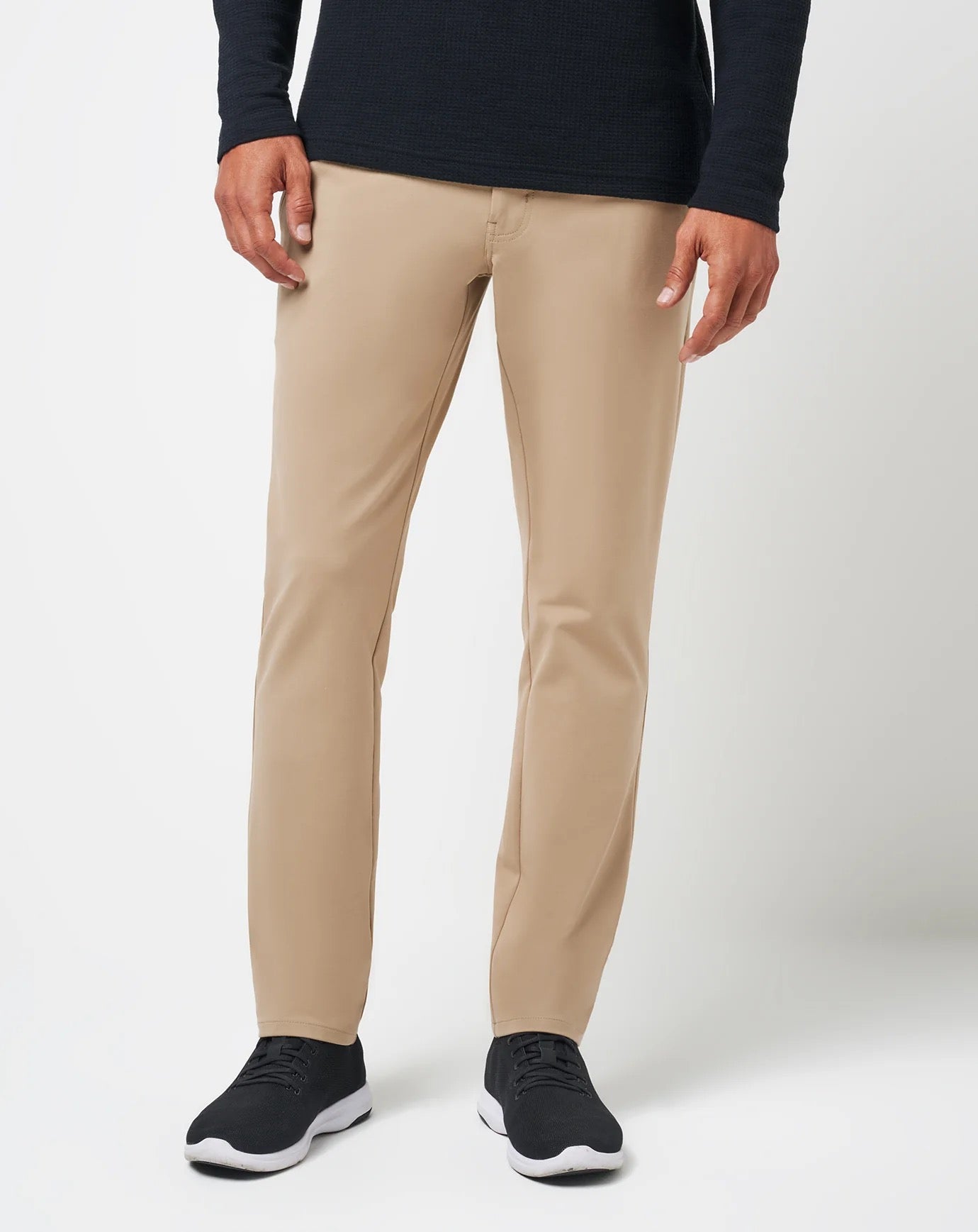 Travis Mathew Legacy Stretch Knit Pants-Khaki