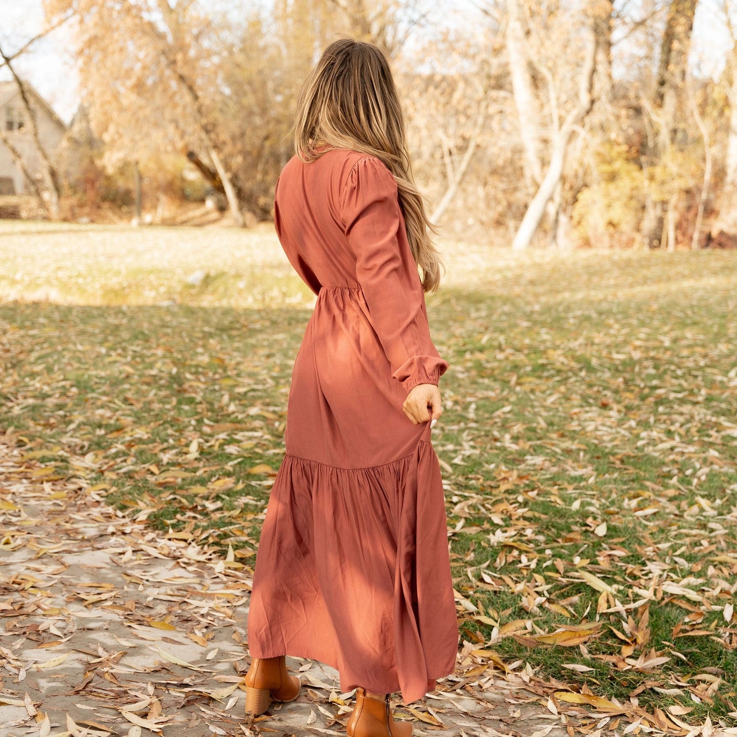 Dusty Rose Eillis Dress