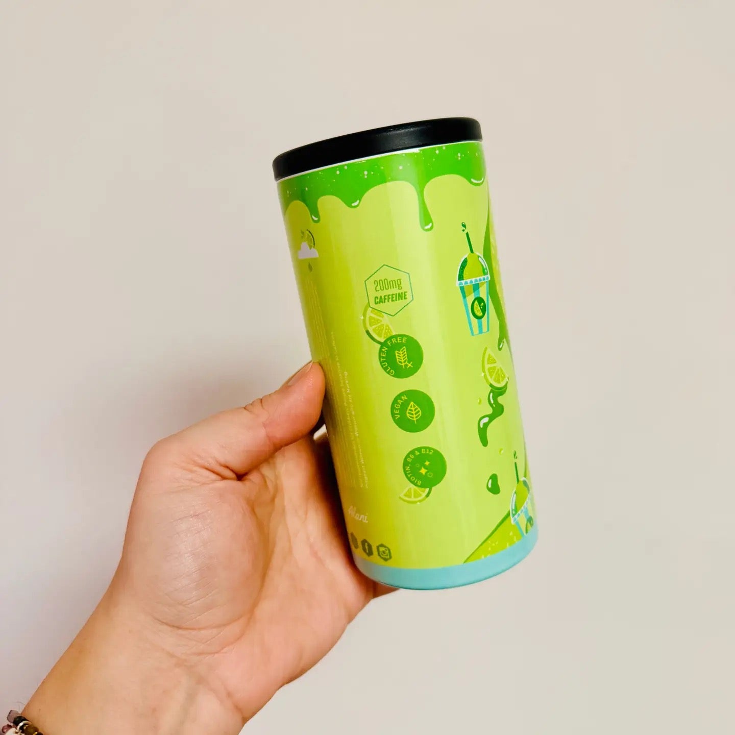 Lime Slush Slim Can Cooler