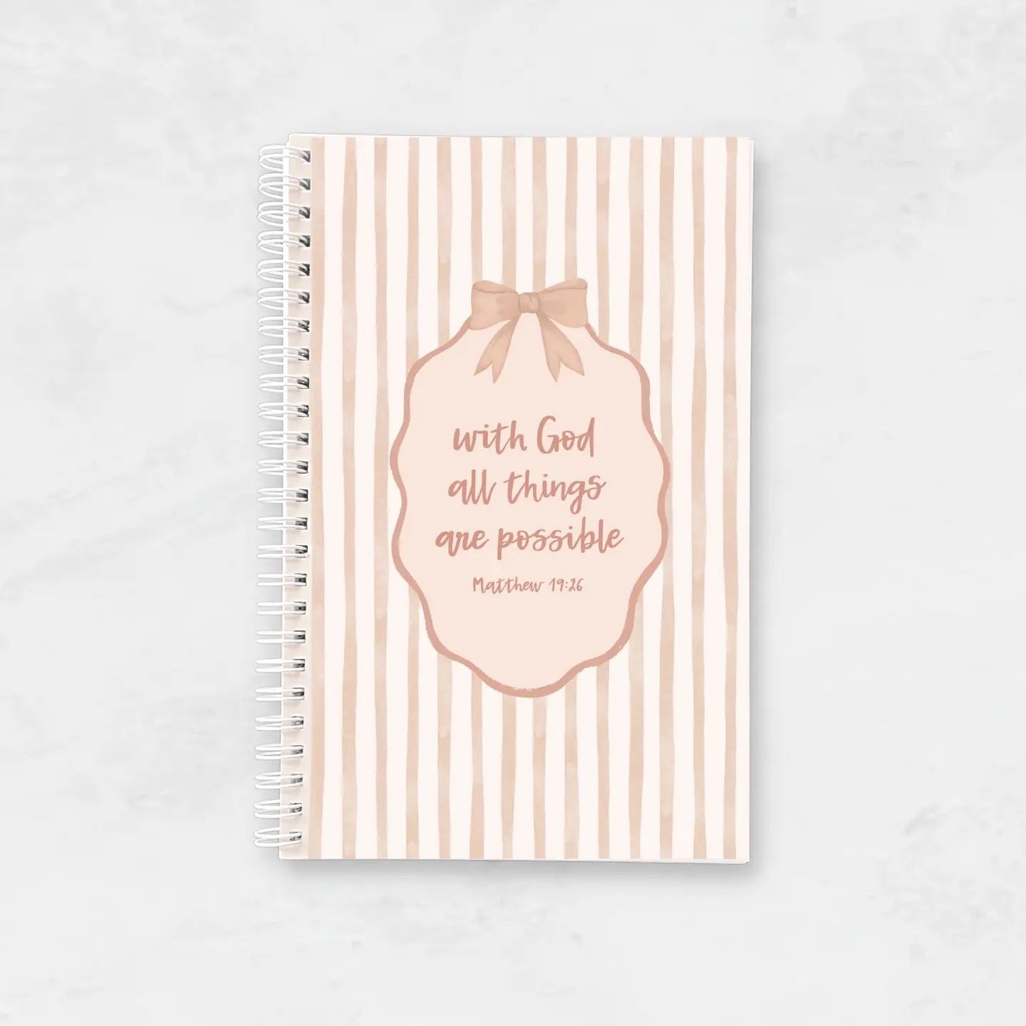 With God All Things Are Possible Notebook