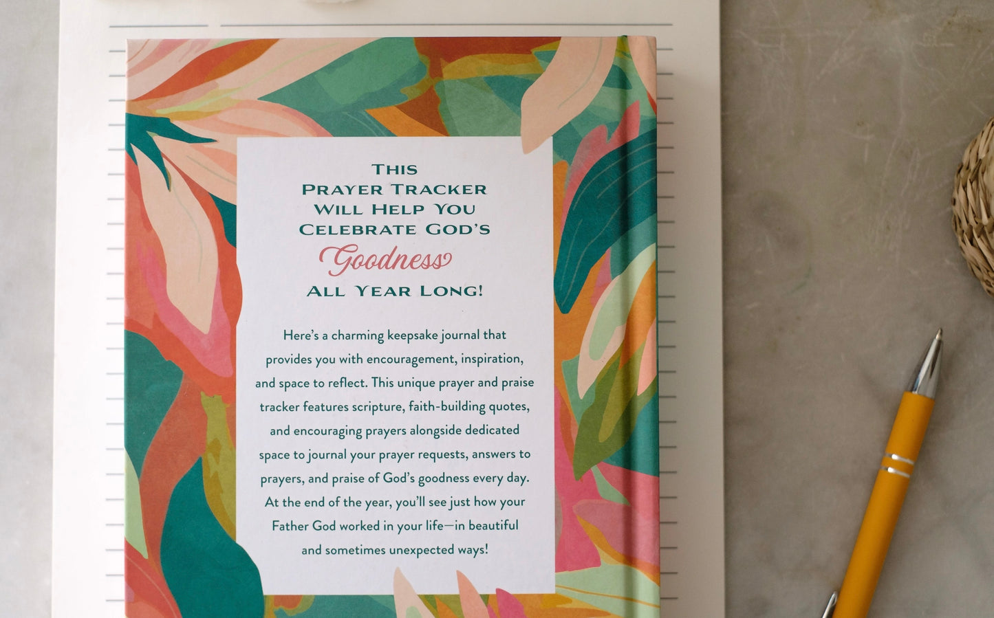 A Year of God's Goodness: Prayer & Praise Tracker for Women