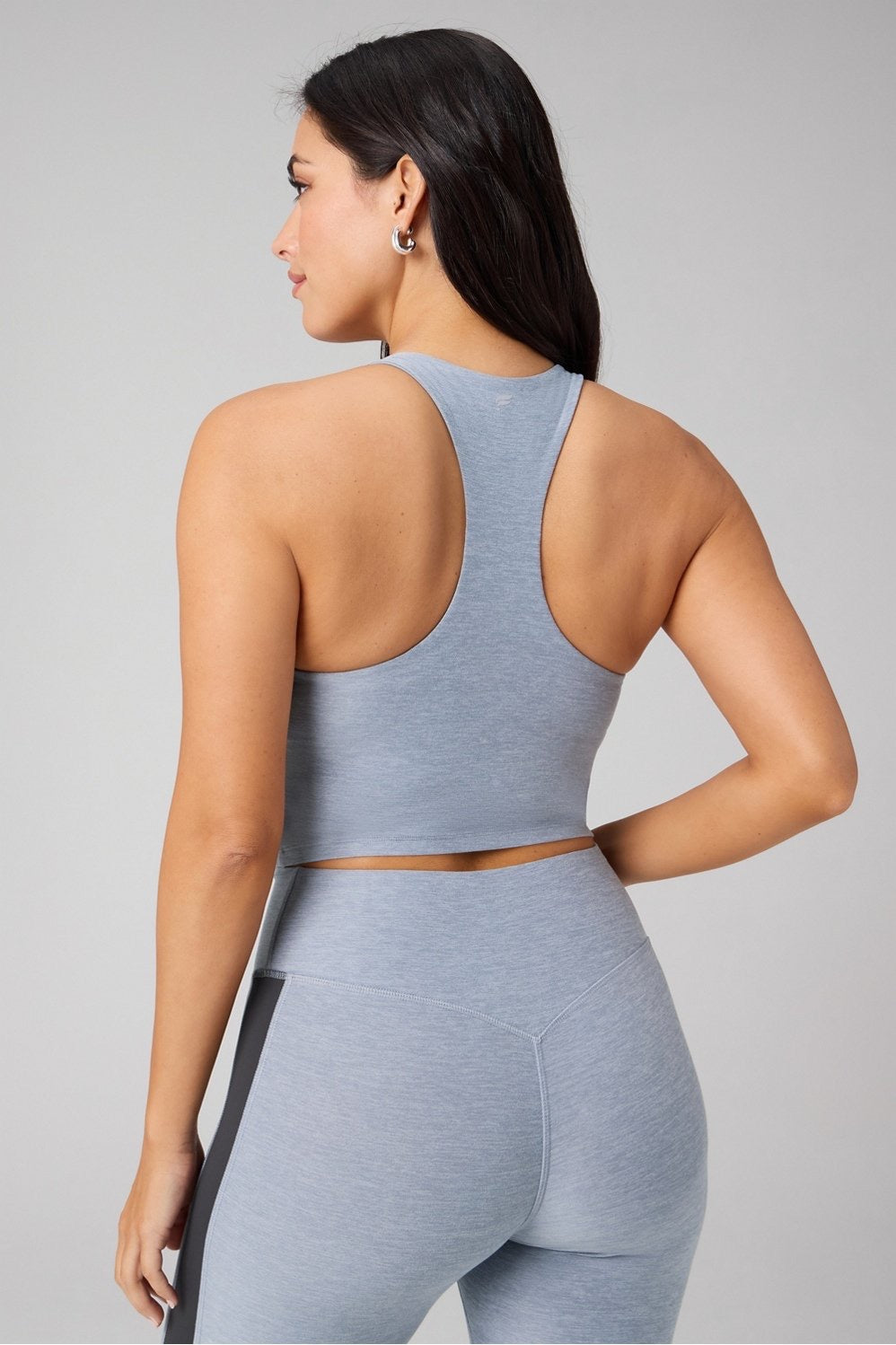 Fabletics HeatherFlex Anywhere Cropped Built-In Bra Tank-RH