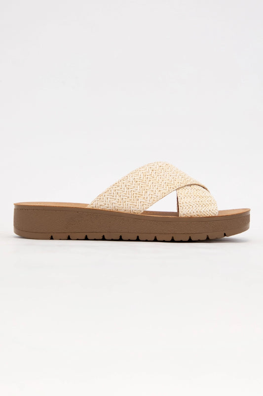 Lucy Lightweight Wedge Platform Sandal