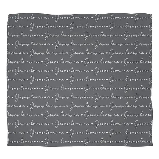 Jesus Loves Me Swaddle Blanket