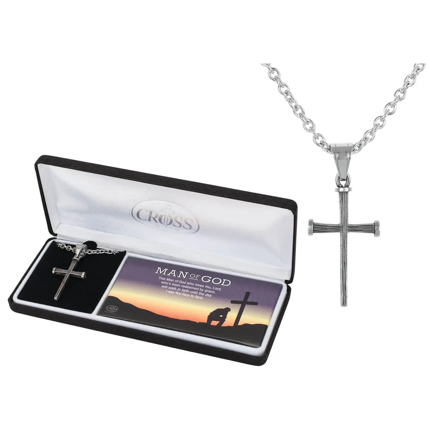 Man Of God Cross Necklace
