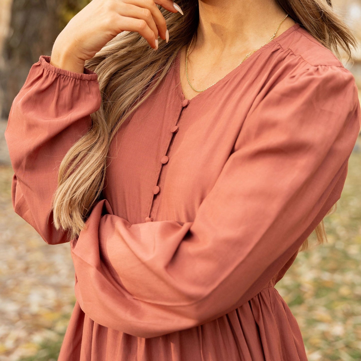 Dusty Rose Eillis Dress