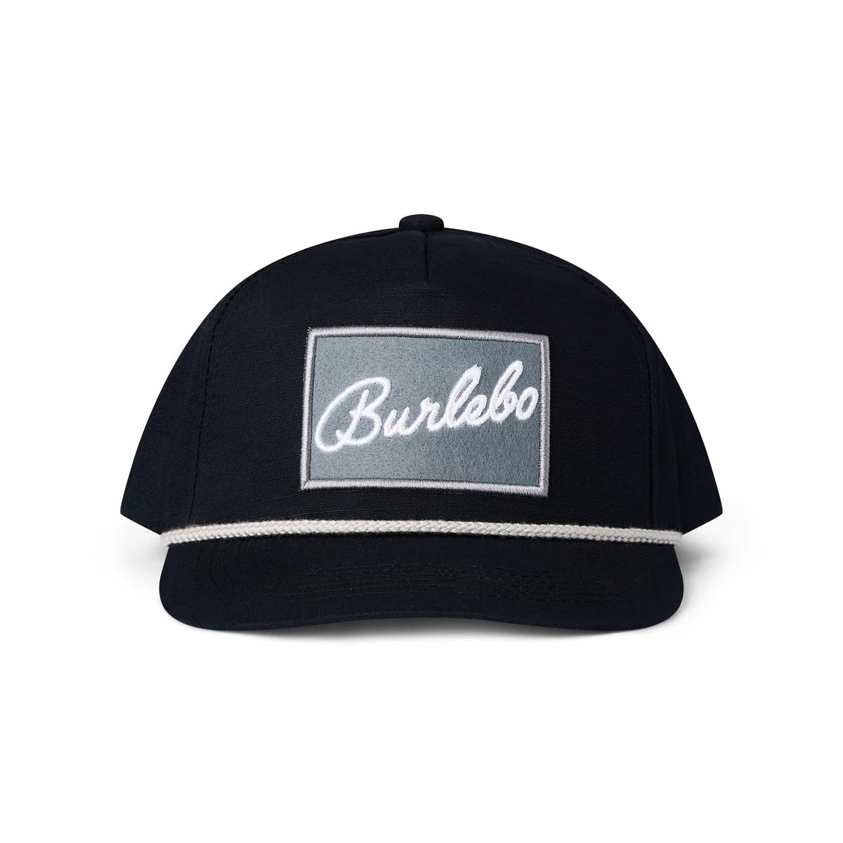 Burlebo Black Hat with Grey Patch