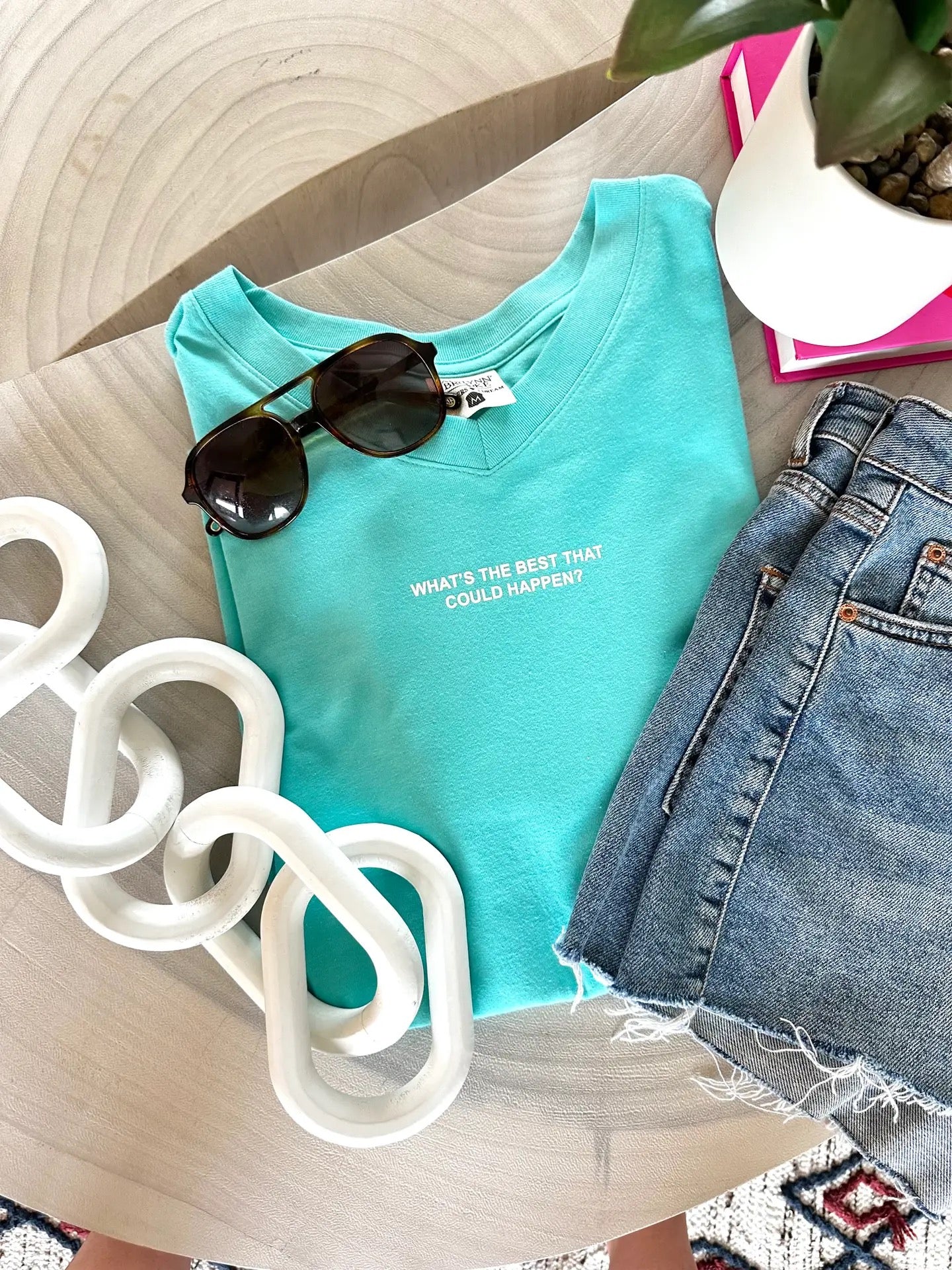 Remember You Prayed V Neck Tee