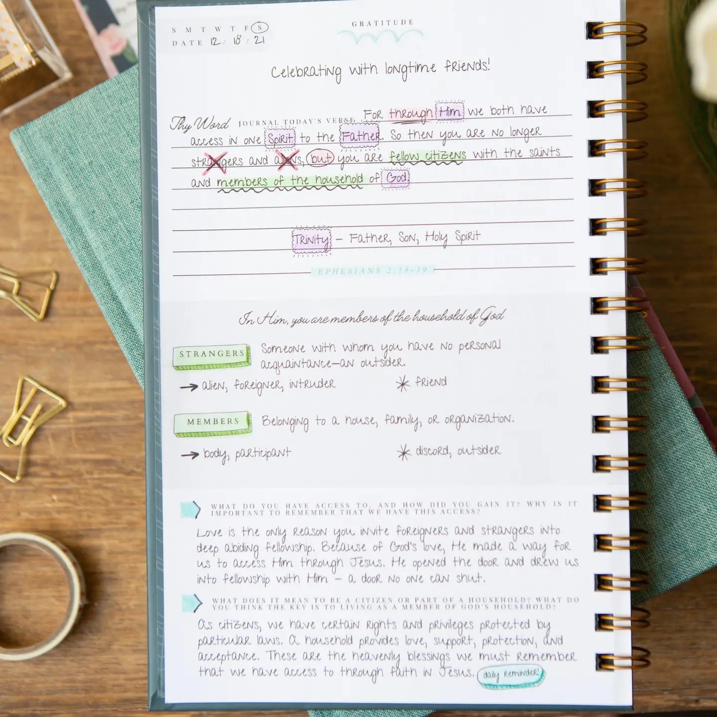 In Him Identity in Christ Guided Journal