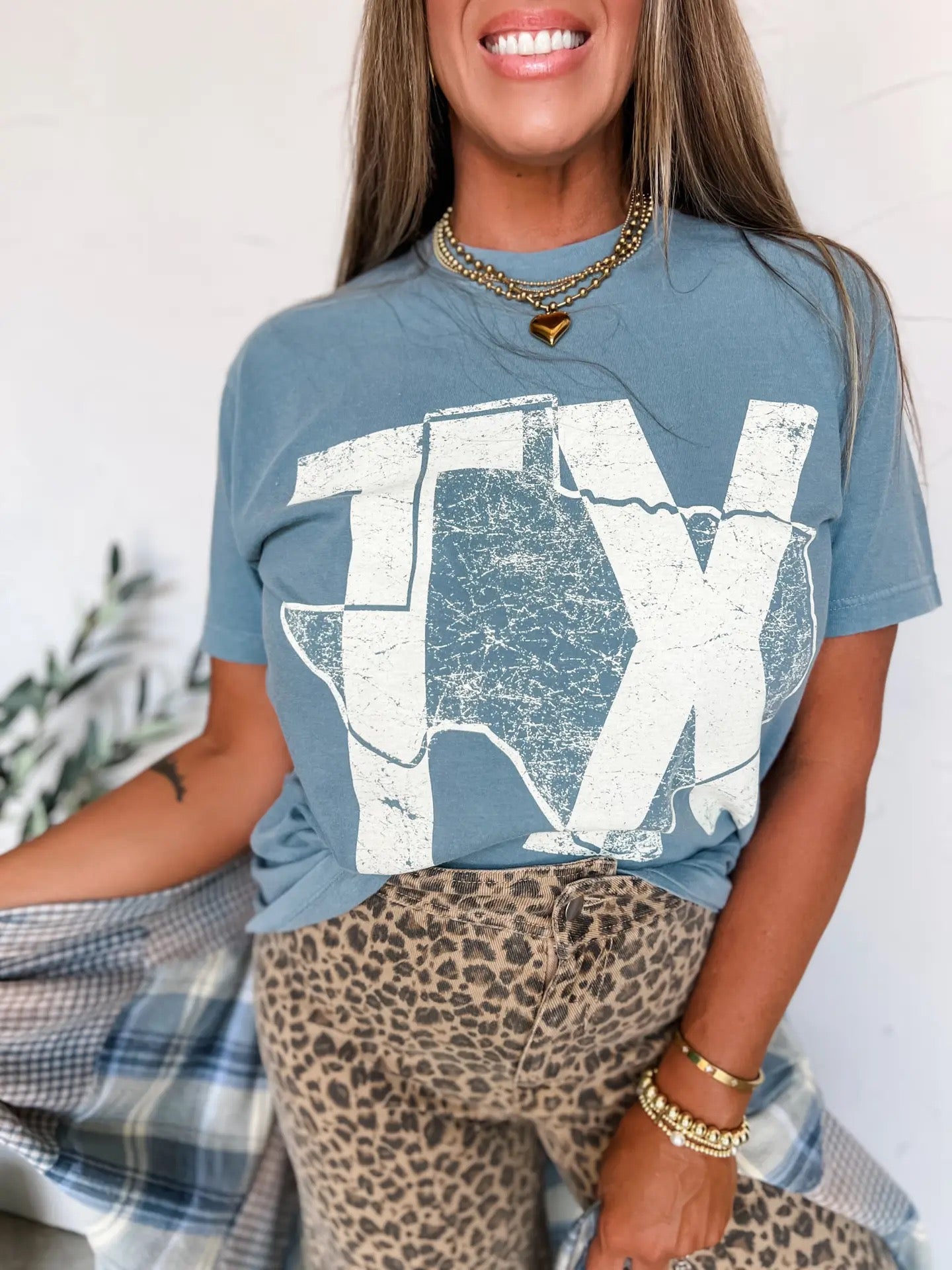 Blue TX Tee