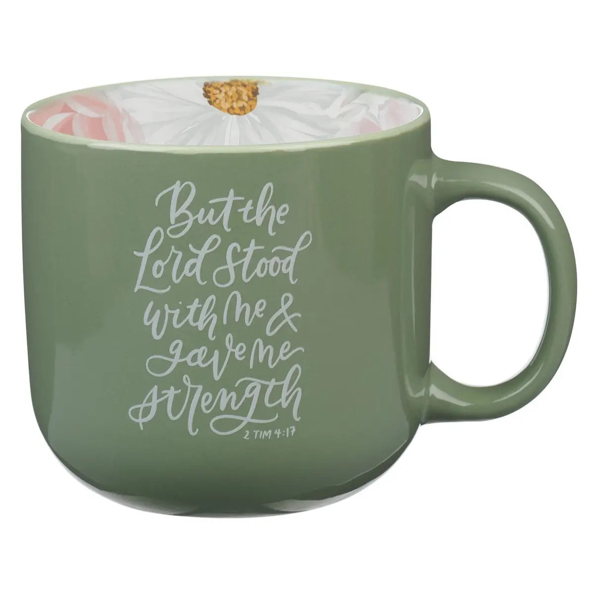Green The Lord Stood with Me Mug