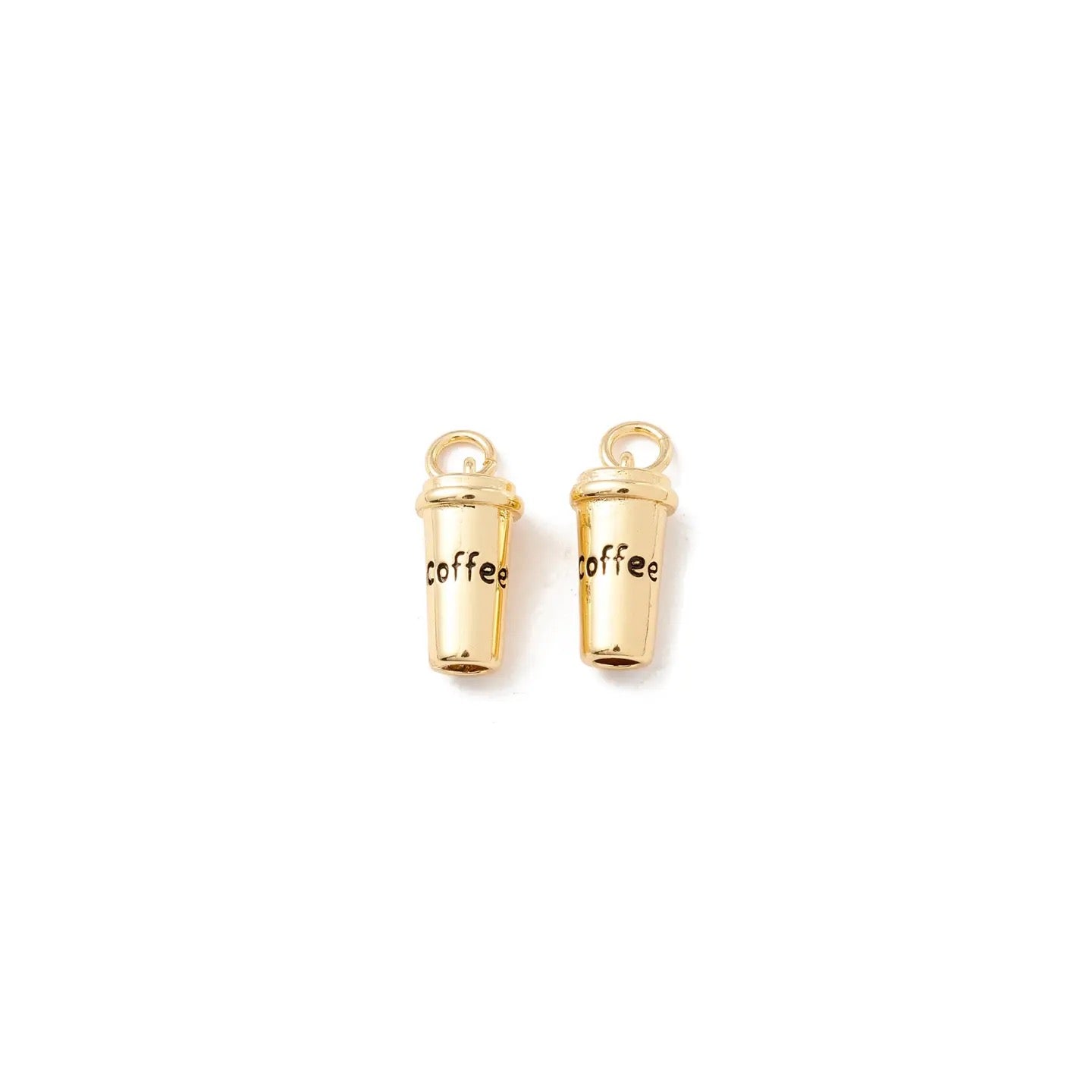 Gold Cup of Ambition Coffee Charm