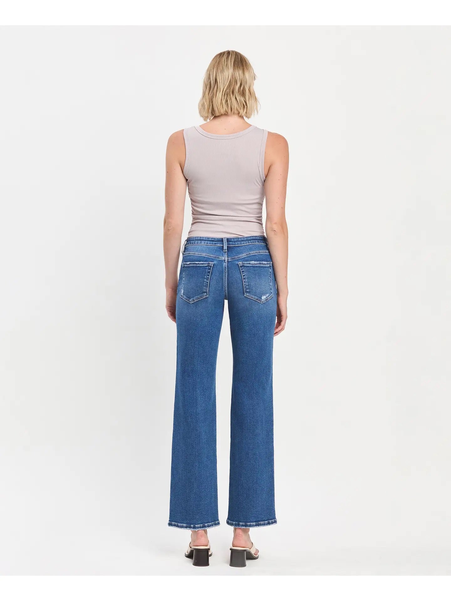 Lovervet Mid Rise Straight Jeans