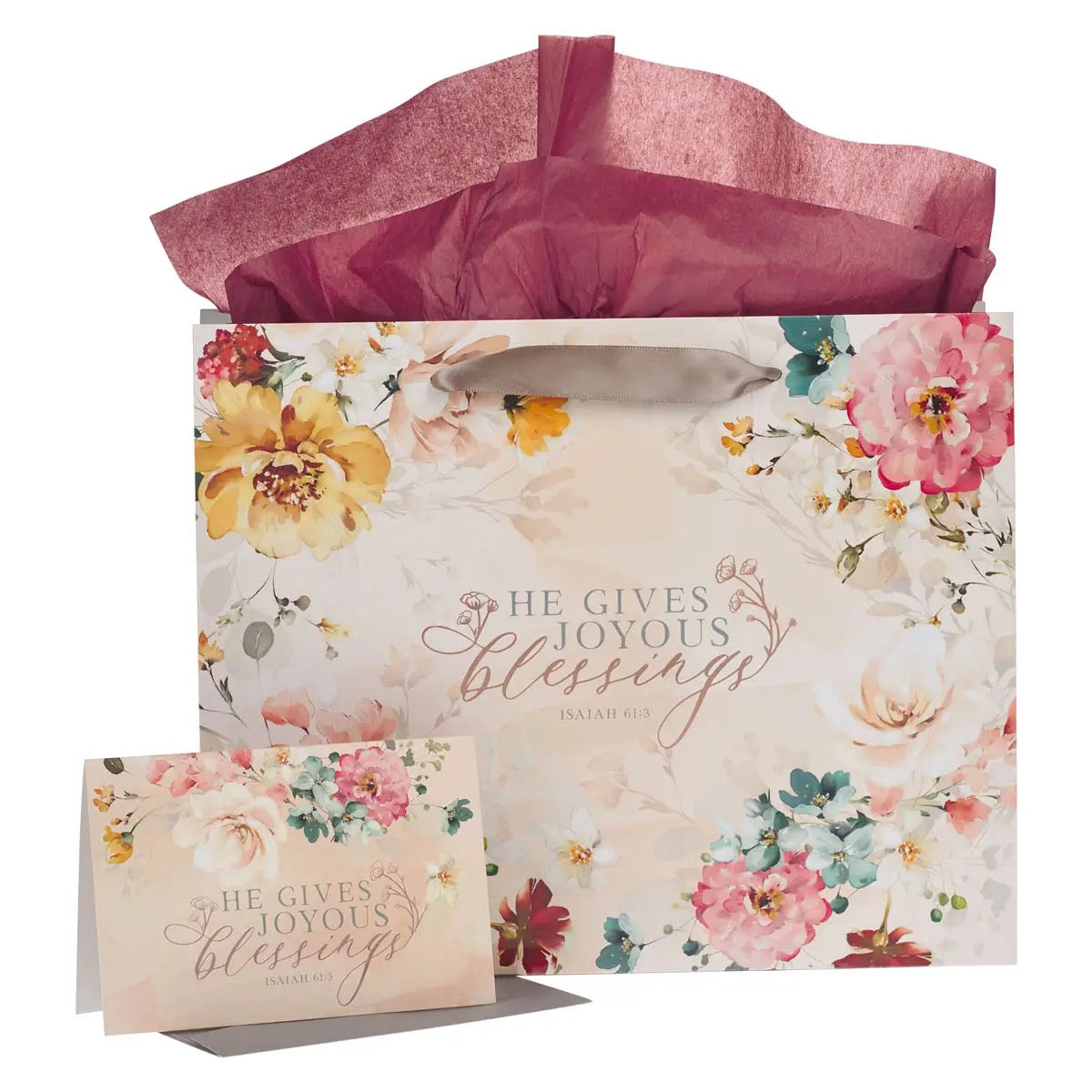 Joyous Blessings Gift Bag with Card