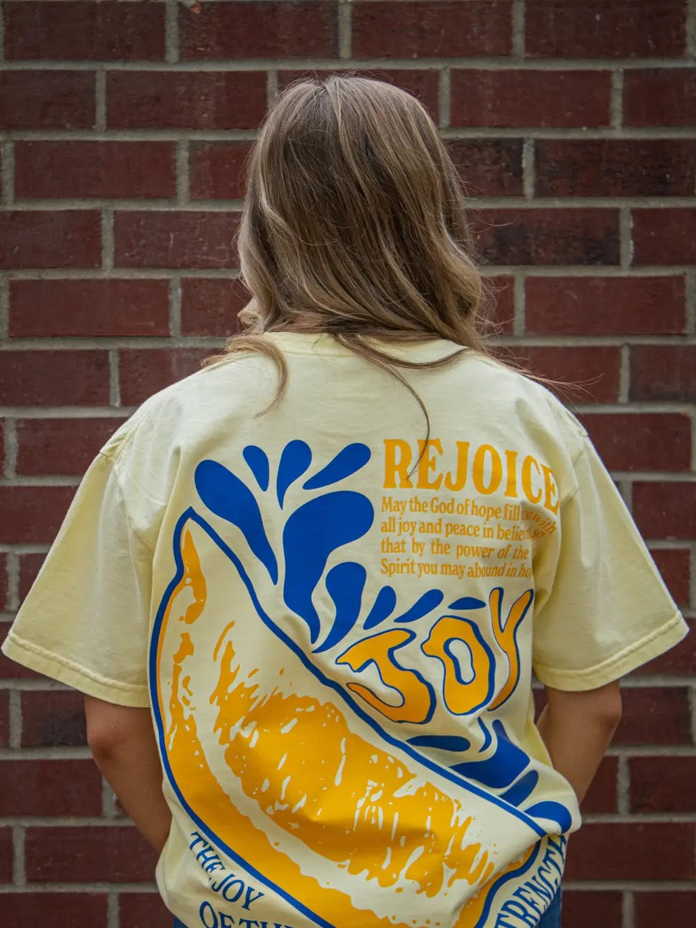 Yellow Joy Fruit Of The Spirit Tee