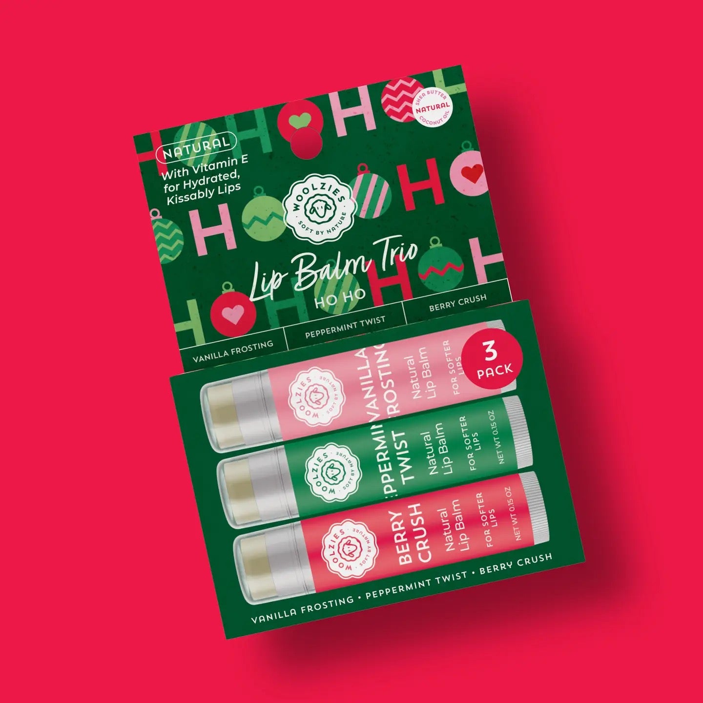 Ho Ho Holiday Lip Balm Trio