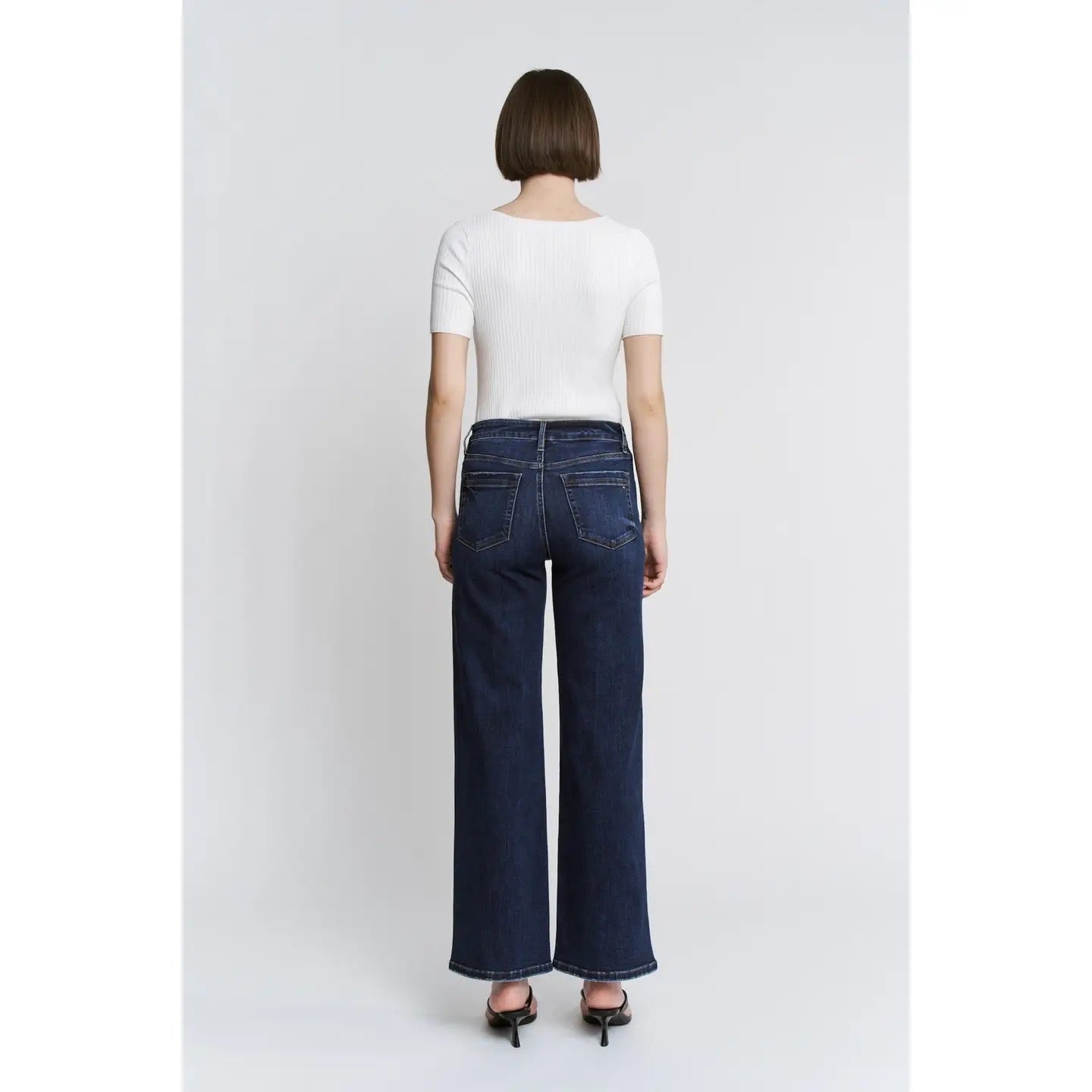 Mica High Rise Wide Leg w/ Patch Pocket