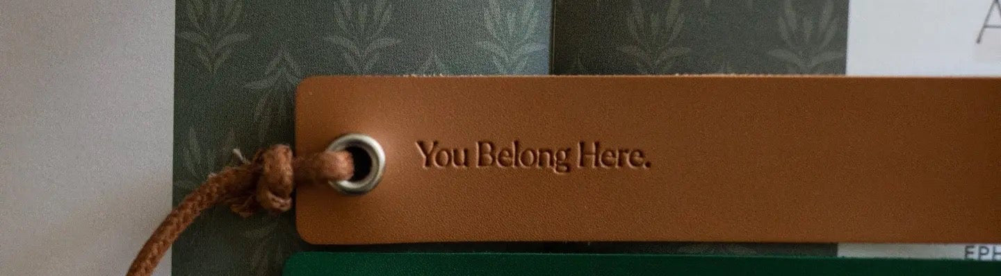 Leatherette Bookmark