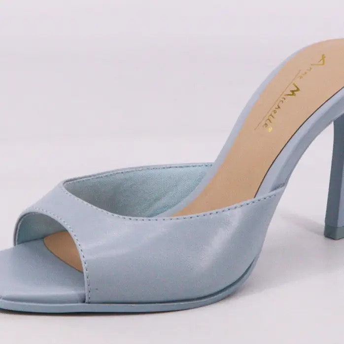 Blue High Heel Sandal