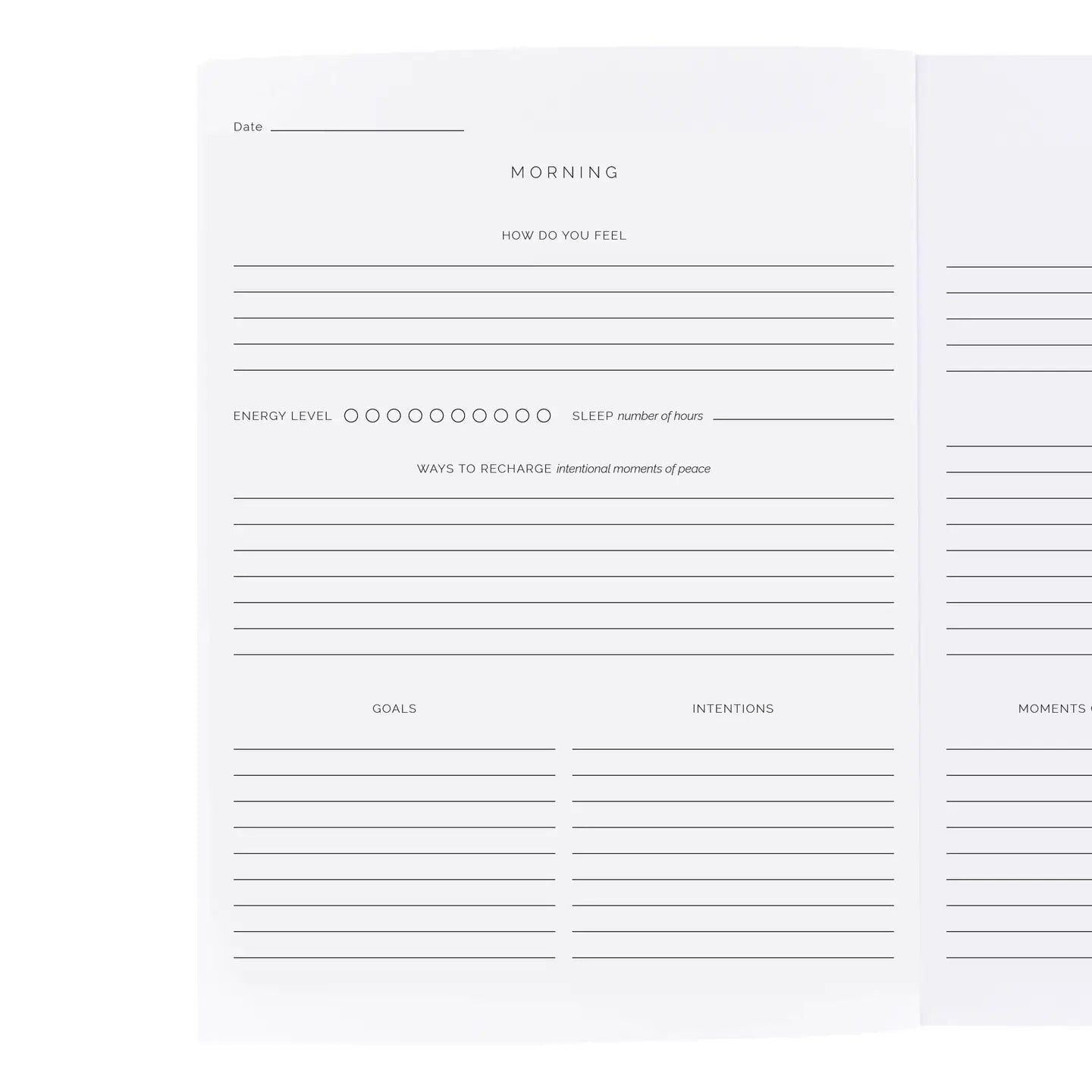 Make Today Great Daily Check In Journal