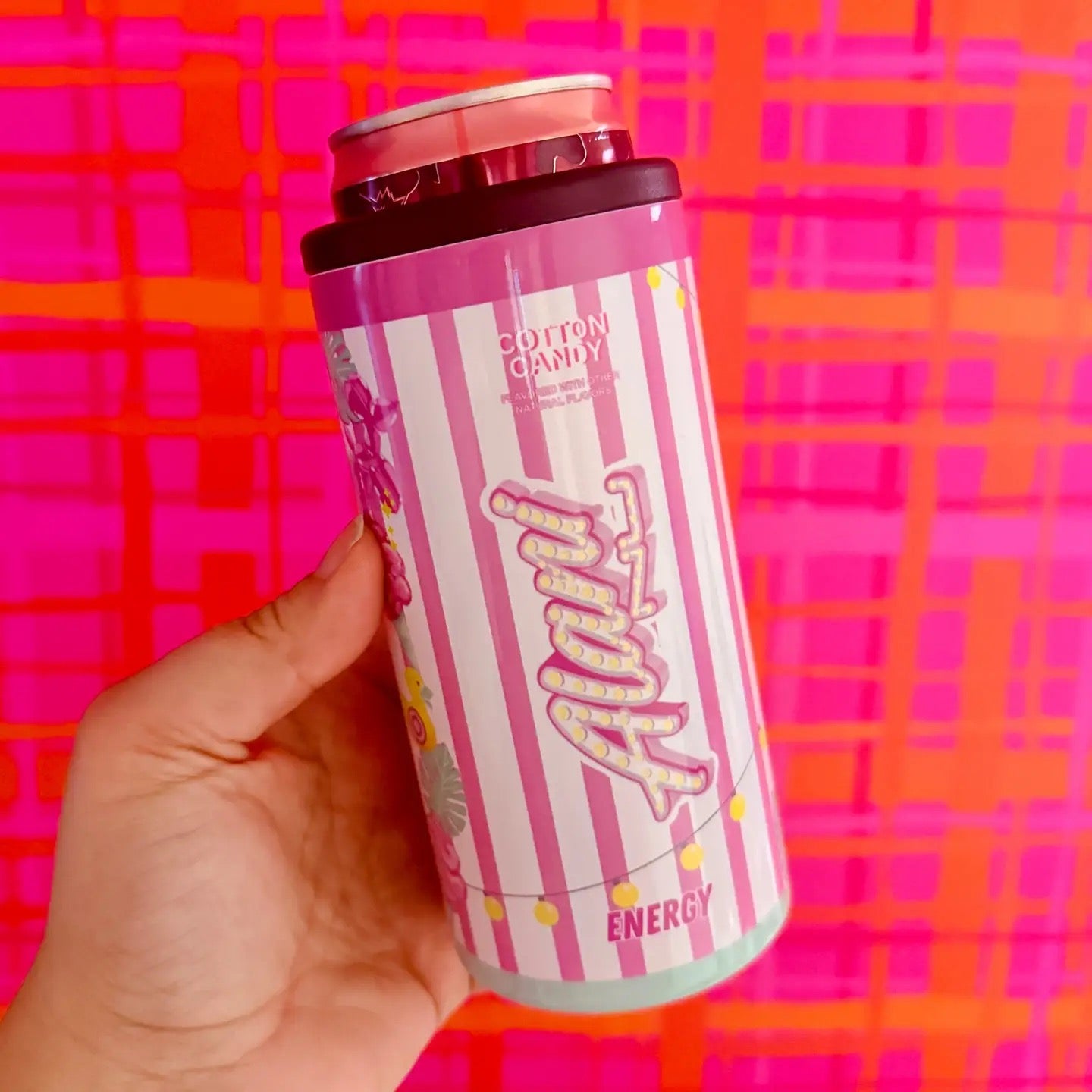 Cotton Candy Slim Can Cooler