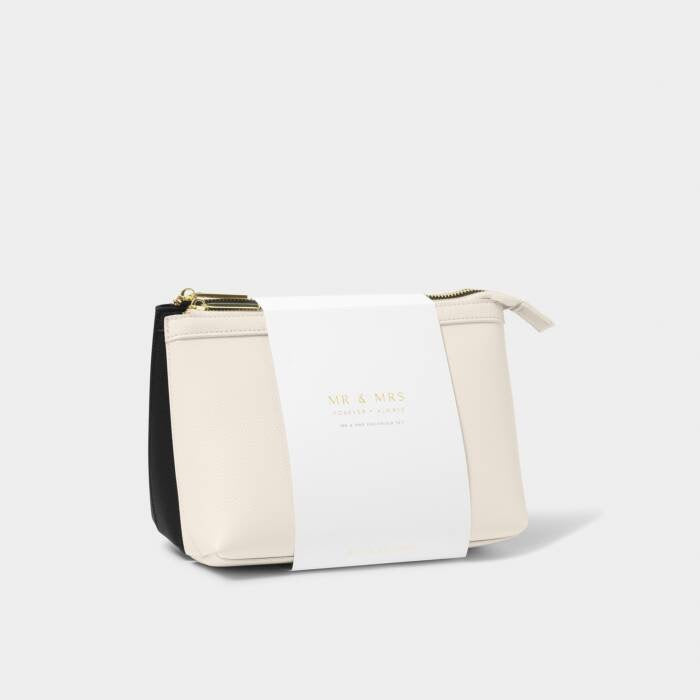 Katie Loxton Mr & Mrs Wash Bag Set