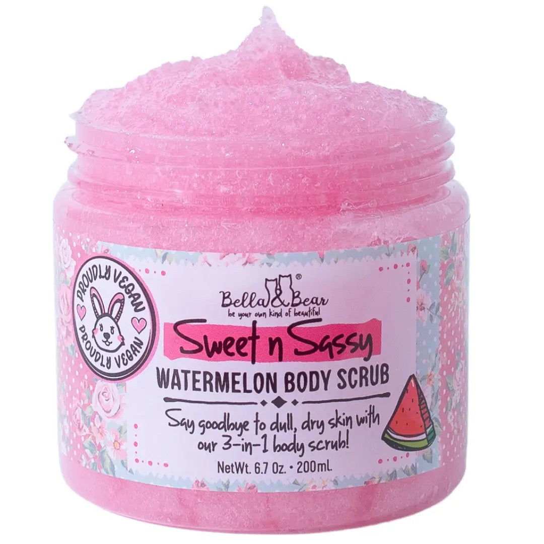 Bella & Bear Sweet 'N' Sassy Watermelon Body Scrub