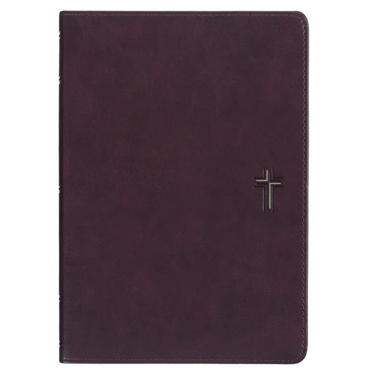 NLT Devotional bible for Men - Walnut Brown