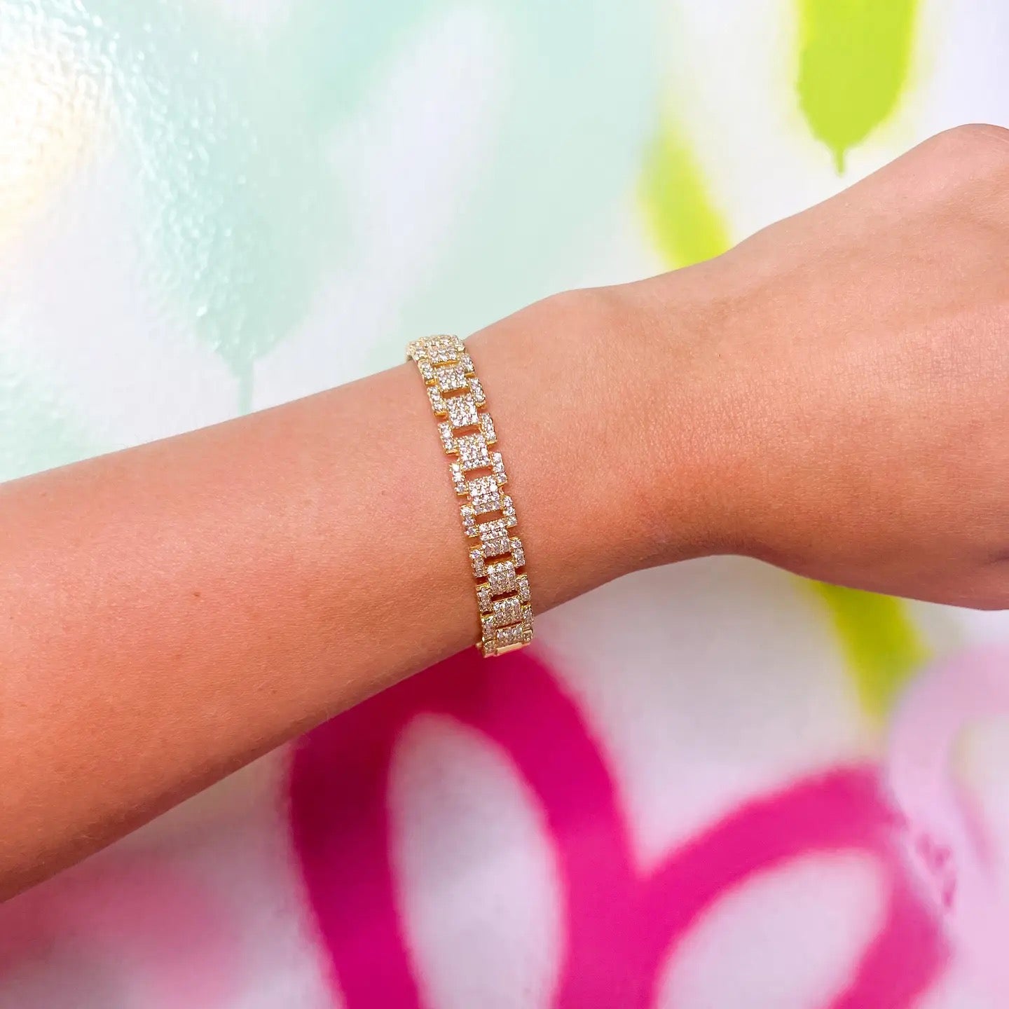 Dylan Gold Statement Bracelet