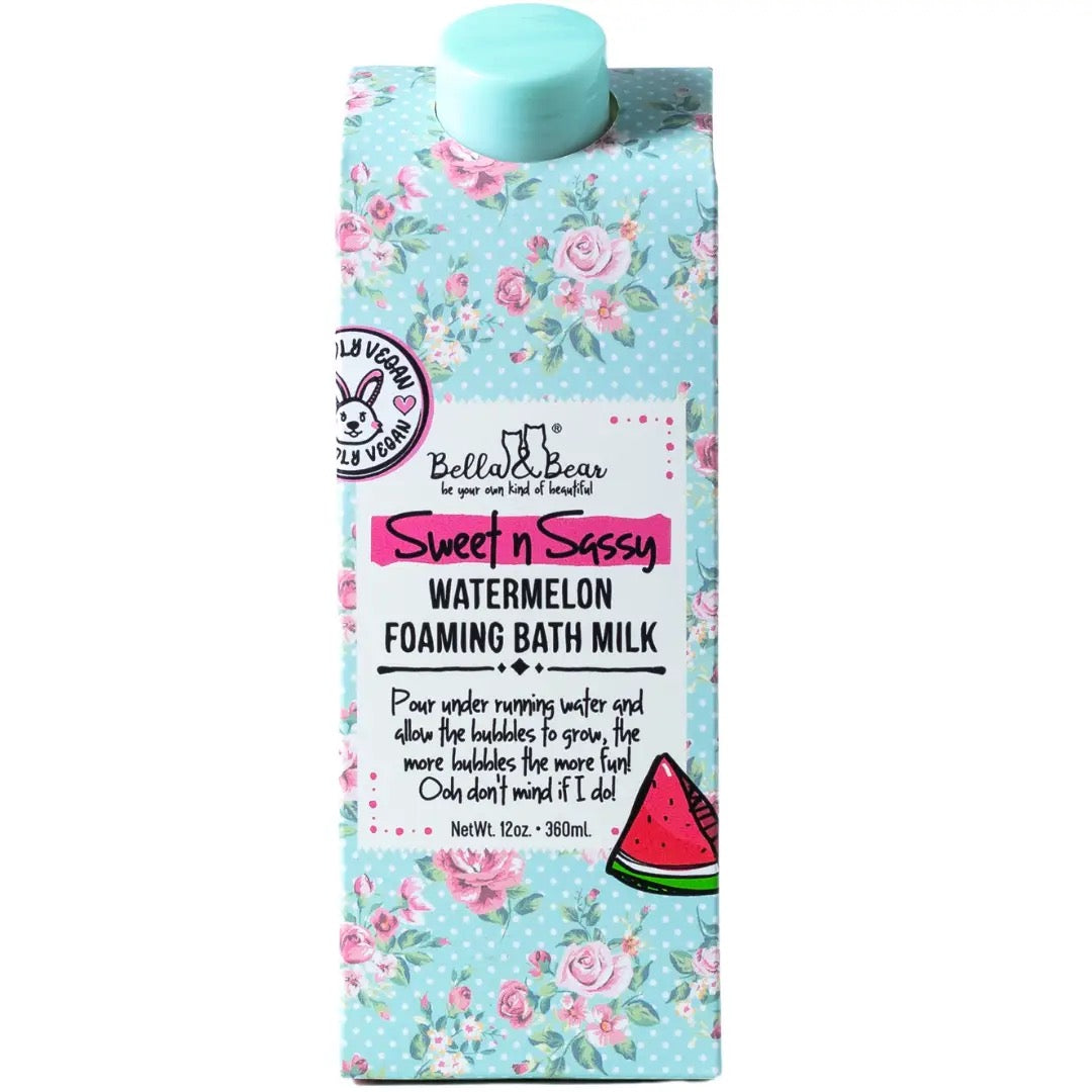 Bella & Bear Sweet 'N' Sassy Watermelon Bath Milk