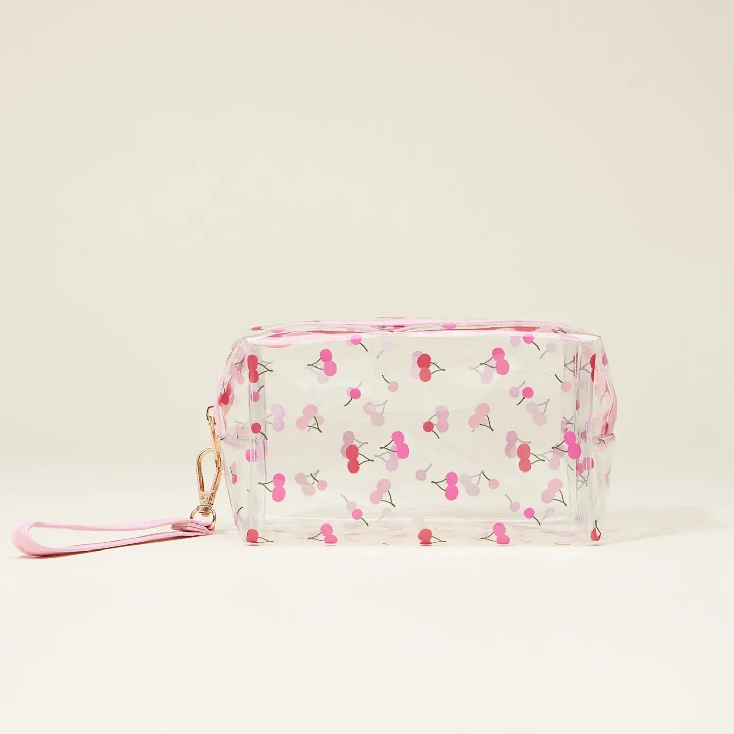 Clear Fruit Printed Cosmetic Bags