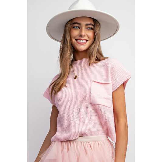 Rib Knit Sweater Top