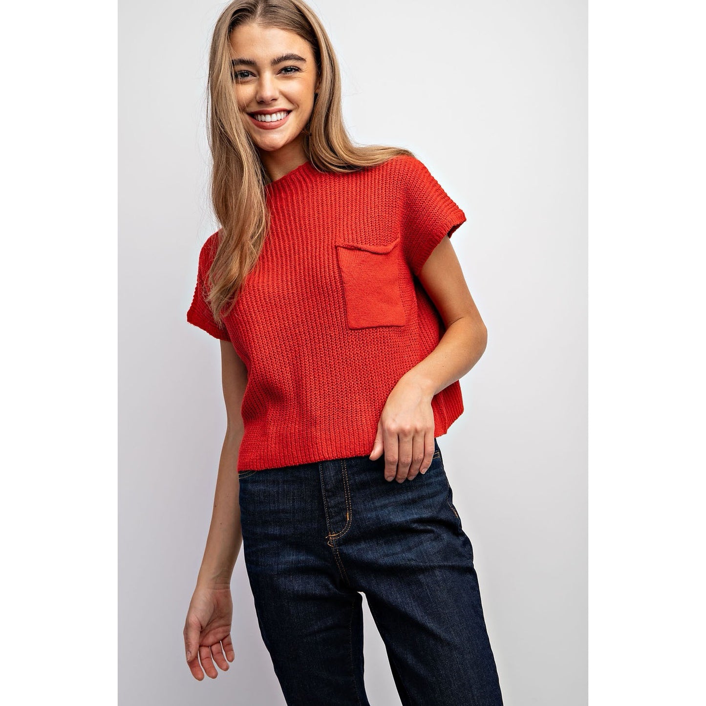 Rib Knit Sweater Top
