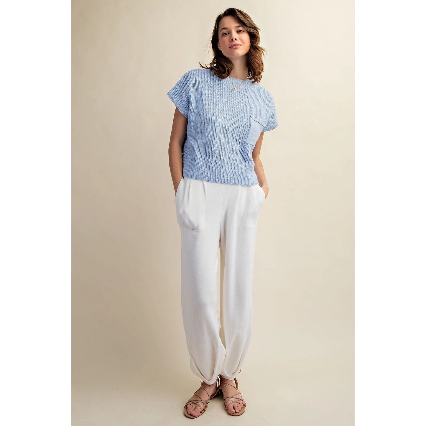 Rib Knit Sweater Top