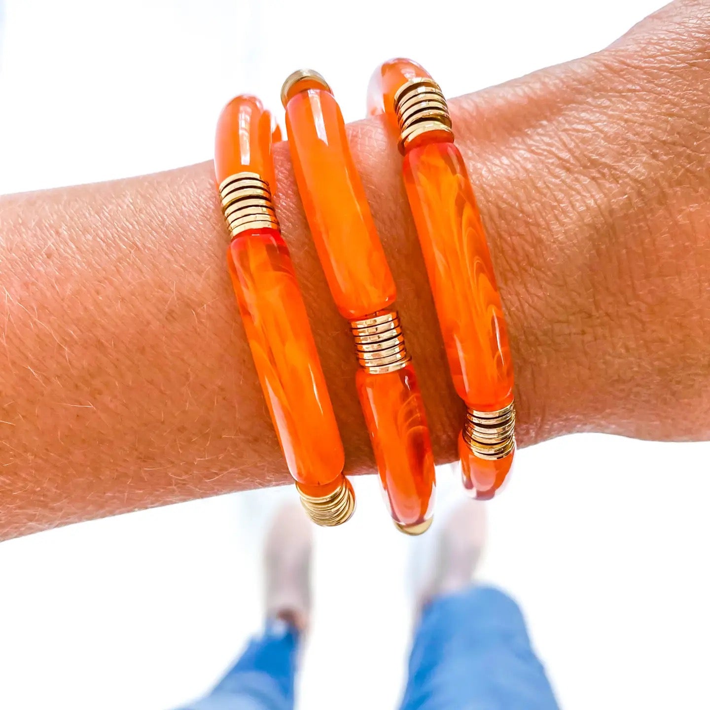 Tube Bead Bracelet