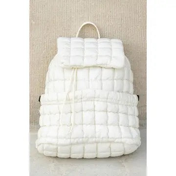 Quilted Puffer Backpack
