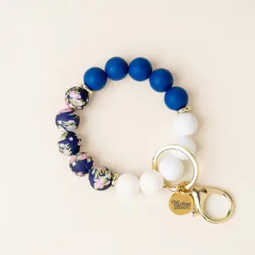 Silicone Beaded Keychain Wristlet