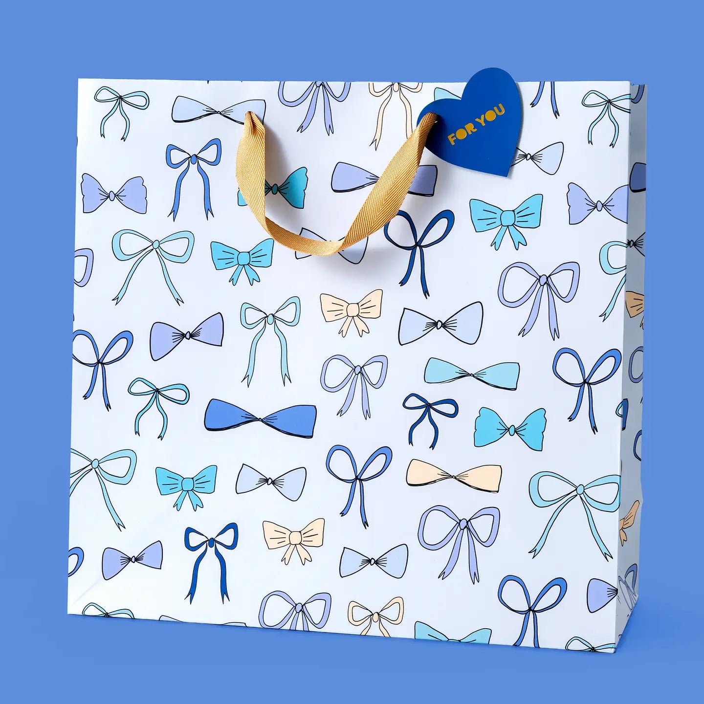 Blue Bow Gift Bags